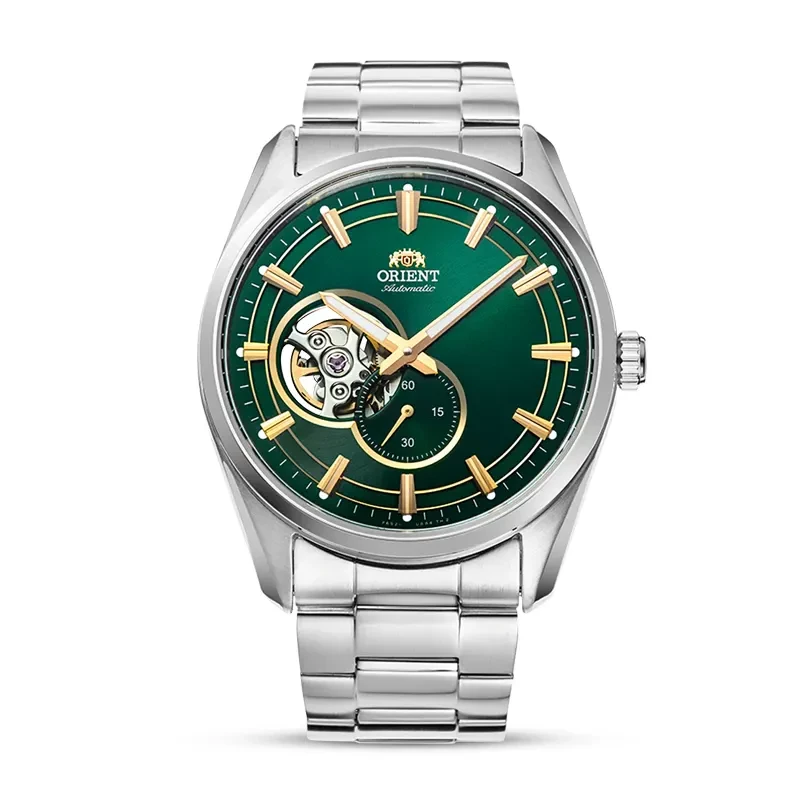 Orient Contemporary Semi-skeleton Green Dial Men's Watch | RA-AR0008E